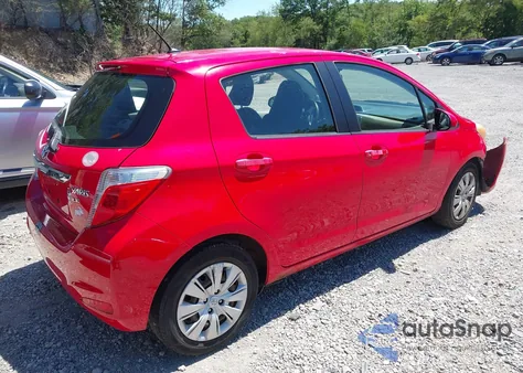2012 Toyota Yaris Le из США, поврежденный, VIN JTDKTUD33CD527975